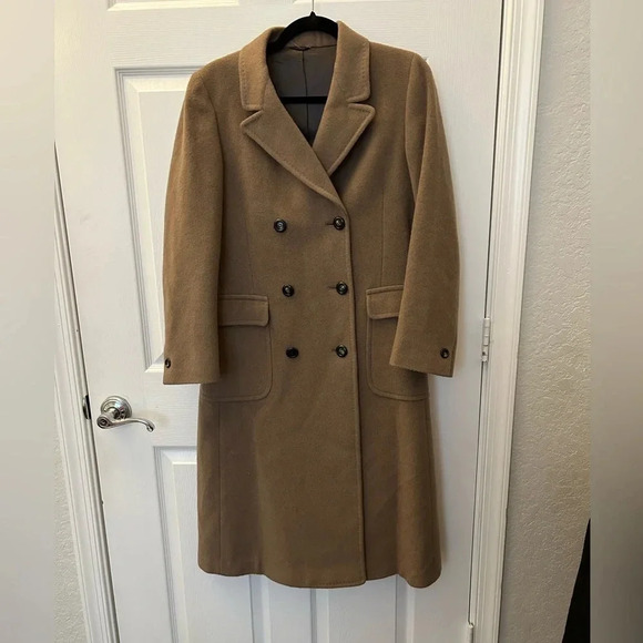 ! Vintage Mister Coats David Baker Wool Overcoat size M - Picture 1 of 7